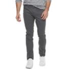 Men's Marc Anthony Slim-fit Brushed Sateen Pants, Size: 29x32, Grey