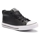 Kid's Converse Chuck Taylor All Star Street Mid Shoes, Size: 2, Black