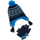 Boys 4-7 Carter's Hat & Gloves Set, Blue