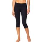 Women's Shape Active Tru S-seam Compression Capri Workout Leggings, Size: Xl, Black