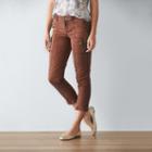 Women's Sonoma Goods For Life&trade; Comfort Waist Capris, Size: 16, Dark Brown