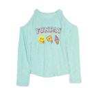 Girls 7-16 & Plus Size Harper & Elliott Cold Shoulder Graphic Tee, Size: M Plus, Lt Green