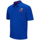 Men's Campus Heritage Kansas Jayhawks Heathered Polo, Size: Large, Med Blue