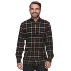 Big & Tall Croft & Barrow&reg; True Comfort Plaid Classic-fit Flannel Button-down Shirt, Men's, Size: Medium, Oxford