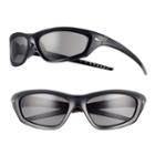 Men's Nike Overpass Rectangular Wrap Sunglasses, Black