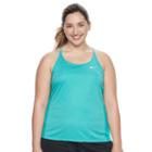 Plus Size Nike Miler Dri-fit Racerback Spaghetti Strap Tank, Women's, Size: 1xl, Med Green