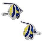 Angel Fish Cuff Links, Men's, Blue