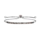 Sterling Silver 1 Carat T.w. Champagne Diamond Lariat Bracelet, Women's, Size: 7, Brown