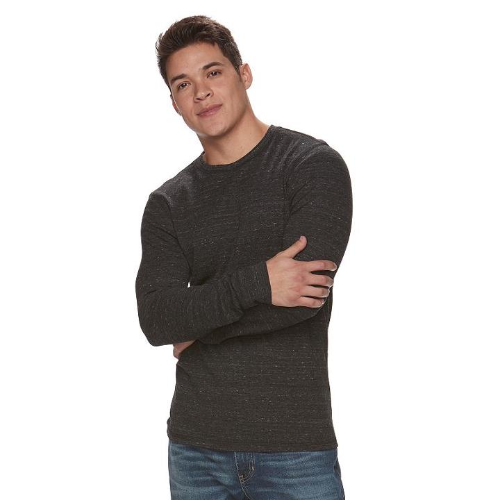 Men's Urban Pipeline&reg; Thermal Tee, Size: Medium, Med Grey