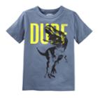 Boys 4-8 Oshkosh B'gosh&reg; Dude T-rex Dinosaur Graphic Tee, Size: 4/5, Med Blue