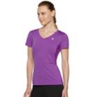Women's Fila Sport&reg; Short Sleeve V-neck Tee, Size: Xl, Med Purple