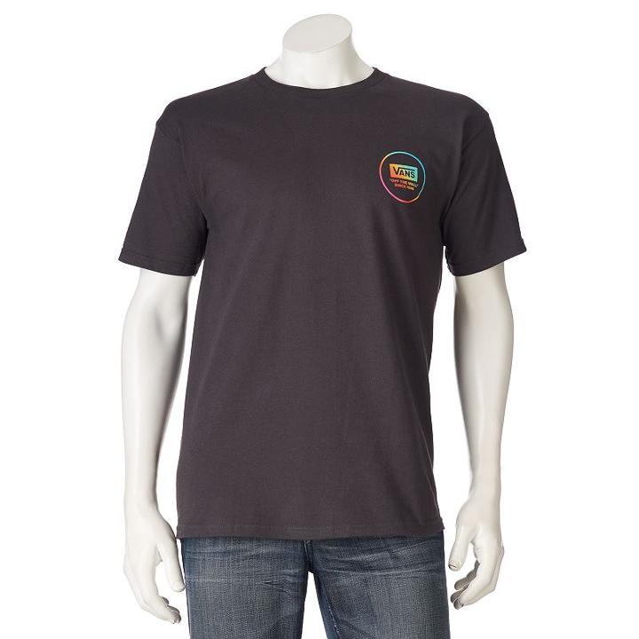 Men's Vans Painted Tee, Size: Medium, Black