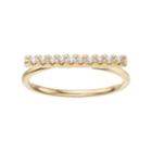 Lc Lauren Conrad Pave Bar Midi Ring, Women's, Size: 4, Gold