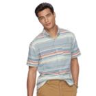 Men's Urban Pipeline&reg; Baja Striped Button-down Shirt, Size: Xxl, Blue (navy)