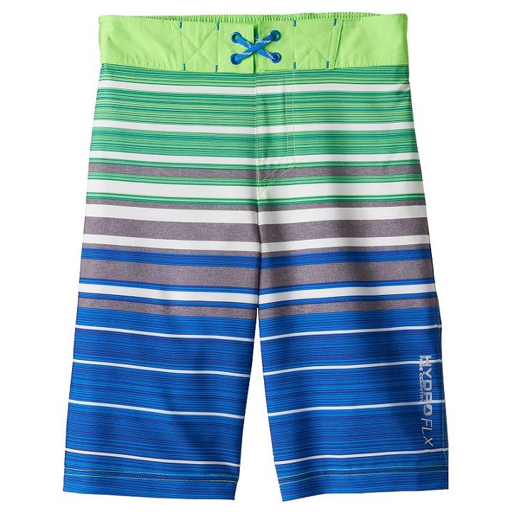 Boys 8-20 Free Country Splash Board Shorts, Boy's, Size: M(10-12), Brt Green