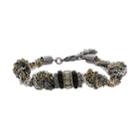 Simply Vera Vera Wang Tri Tone Knotted Chain Bracelet, Women's, Multicolor