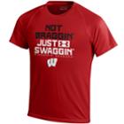 Boys 8-20 Under Armour Wisconsin Badgers Tech Tee, Size: M 10-12, Red