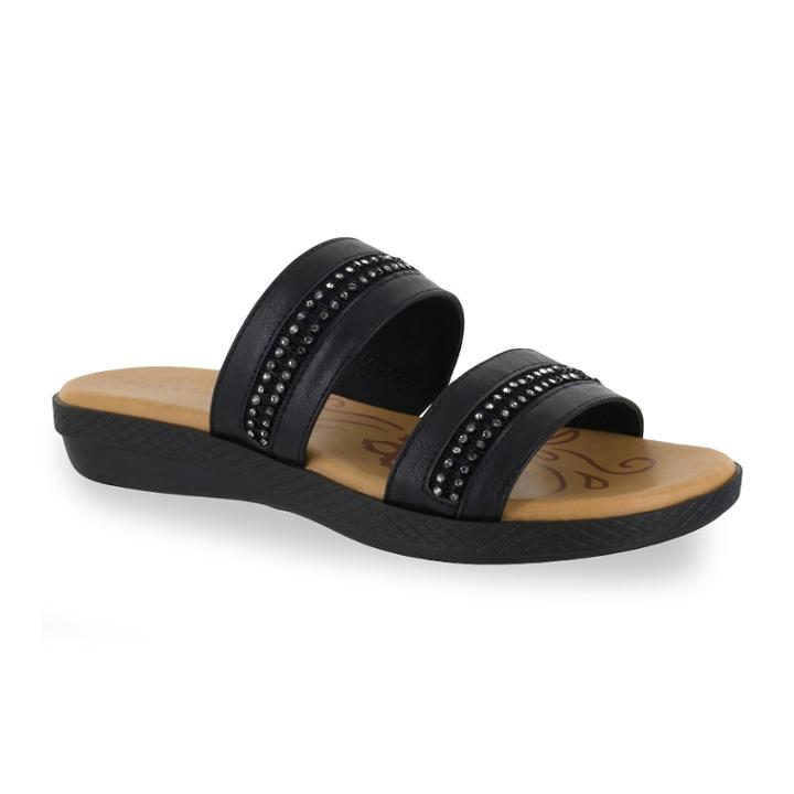 Easy Street Dionne Women's Sandals, Size: 5.5 Med, Black