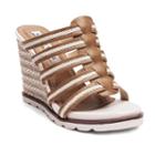 2 Lips Too Too Upswing Women's Wedge Sandals, Girl's, Size: Medium (6), Red/coppr (rust/coppr)