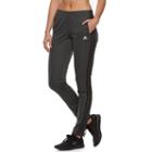 Women's Adidas T10 Climalite Soccer Pants, Size: Xs, Grey