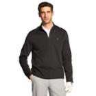 Men's Izod Classic-fit Hydra Shield Half-zip Fleece Golf Pullover, Size: Xxl, Black