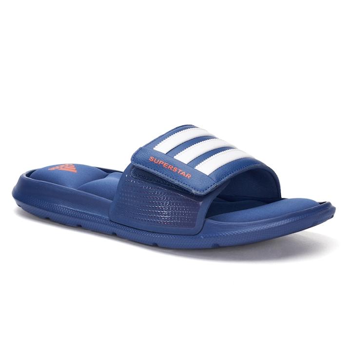 Adidas Superstar 3g Men's Slide Sandals, Size: 10, Med Blue