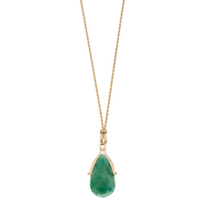 Dana Buchman Calcite Teardrop Necklace, Women's, Green