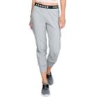 Women's Under Armour Favorite Midrise Utility Cargo Workout Pants, Size: Small, Med Grey