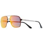 Men's Levi's&reg; Polar Back Mounted Color Mirrored Navigator Sunglasses, Dark Grey