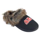 Women's Ole Miss Rebels Scuff Slippers, Size: Large, Black