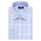 Men's Chaps Regular-fit No-iron Stretch Spread-collar Dress Shirt, Size: 17-32/33, Light Blue