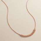 Lc Lauren Conrad Runway Collection Curved Branch Necklace, Women's, Med Pink
