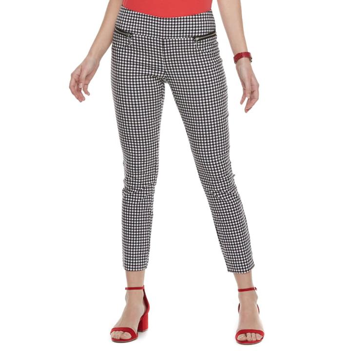 Juniors' Joe B Zipper Pocket Ankle Pants, Teens, Size: Large, Oxford