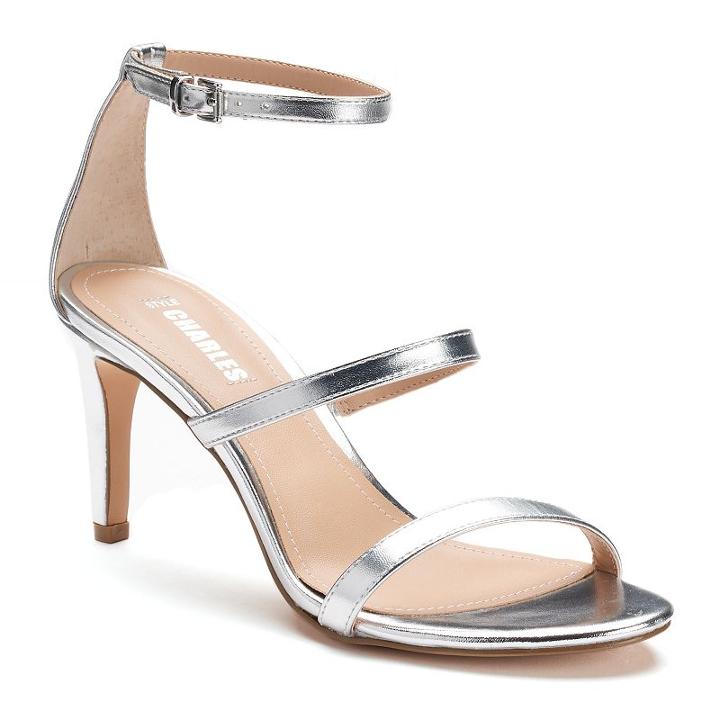 Style Charles By Charles David Zeal Women's High Heel Sandals, Girl's, Size: Medium (7.5), Grey Other