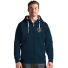 Men's Antigua Philadelphia Union Victory Full-zip Hoodie, Size: 3xl, Blue (navy)