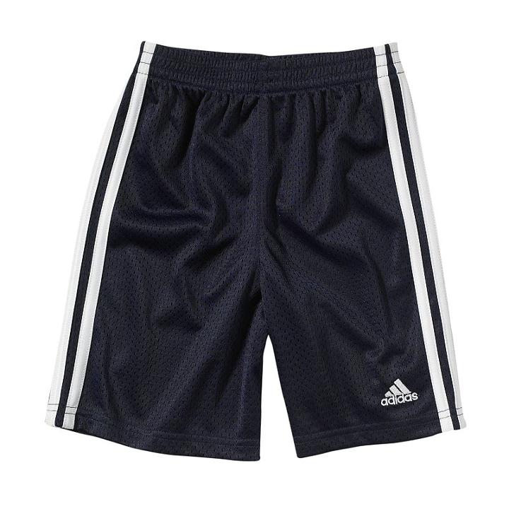 Boys 4-7x Adidas Side-striped Mesh Shorts, Boy's, Size: 4, Blue