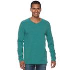 Men's Sonoma Goods For Life&reg; Classic-fit Flexwear V-neck Tee, Size: Xl, Dark Green