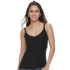 Juniors' Mudd&reg; Double-strap Camisole, Teens, Size: Xxs, Black