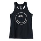 Girls 7-16 Nike Smiley Face Racerback Tank Top, Size: Xl, Grey (charcoal)