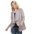 Women's Sonoma Goods For Life&trade; Supersoft Cascade Cardigan, Size: Small, Brt Purple
