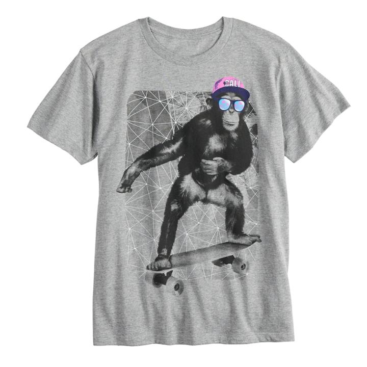Boys 8-20 Urban Pipeline&reg; Beach Tee, Size: Medium, Light Grey