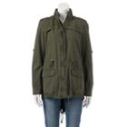 Women's Levi's Hooded Roll-tab Anorak Jacket, Size: Medium, Green Oth