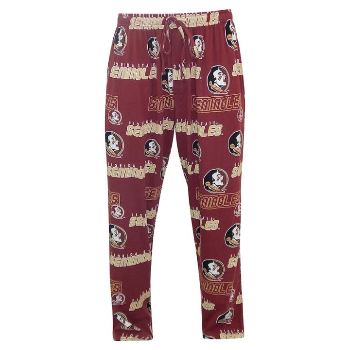Men's Concepts Sport Florida State Seminoles Slide Lounge Pants, Size: Large, Red (maroon)