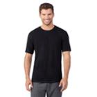 Men's Cuddl Duds Tee, Size: Small, Black
