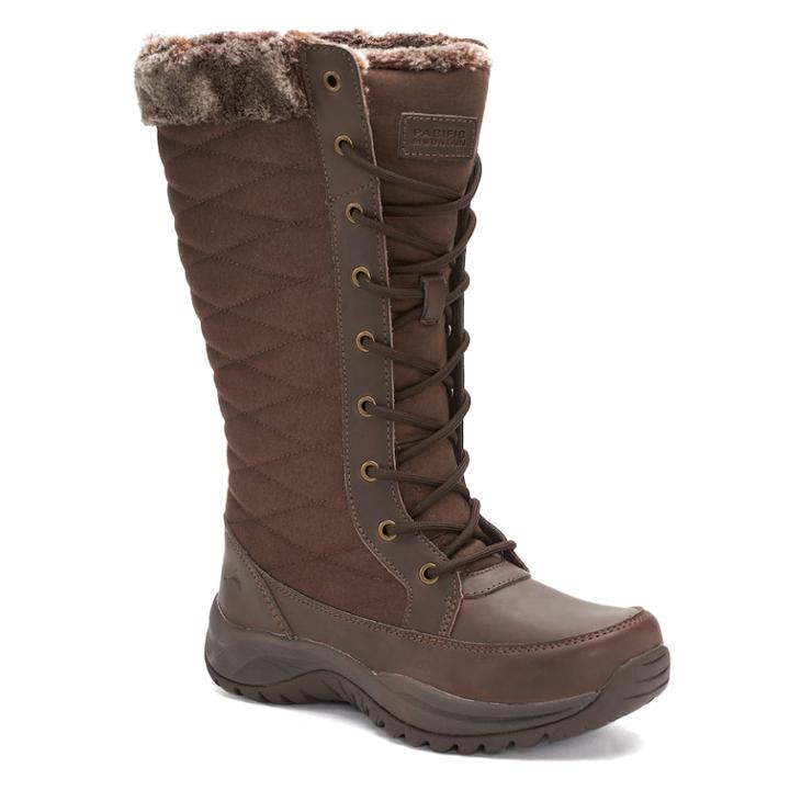 Pacific Mountain Elsa Women's Winter Boots, Size: Medium (9), Dark Grey