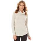 Women's Apt. 9&reg; Marled Cowlneck Sweater, Size: Large, White Oth