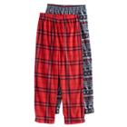 Boys 4-20 2-pack Fleece Lounge Pants, Size: Large, Red