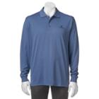 Men's Pebble Beach Classic-fit Striped Performance Golf Polo, Size: Medium, Blue Other