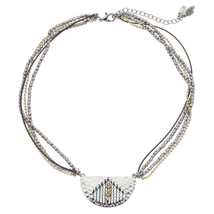 Simply Vera Vera Wang Geometric Link Multi Strand Necklace, Women's, Multicolor