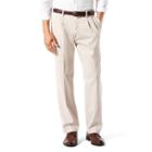 Big & Tall Dockers&reg; Stretch Easy Khaki D3 Classic-fit Pleated Pants, Men's, Size: 46x34, Lt Beige